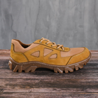 Кросівки чоловічі тактичні літні сітка ЗСУ (ЗСУ) 7105 44 р 28,5 см коричневі - зображення 3