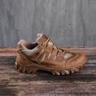 Кросівки чоловічі тактичні ЗСУ 7517 44 р 28,5 см коричневі - зображення 3