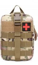 Тактичний підсумок для військових, аптечка з швидким скиданням MOLLE Камуфляж - зображення 3