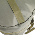 Универсальная сумка-баул тактическая 120 литров, военный водоотталкивающий баул из плотной тактической ткани Kiborg Олива - изображение 14