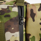 Универсальная сумка-баул тактическая 120 литров, военный водоотталкивающий баул из плотной тактической ткани Kiborg Мультикам - изображение 10