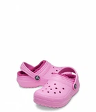 Детские сабо с мехом CROCS CLASSIC LINED CLOG T 23 Розовый 207009