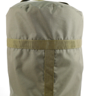 Универсальная сумка-баул тактическая 80 литров, военный водоотталкивающий баул из плотной тактической ткани Kiborg Олива - изображение 3