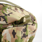 Универсальная сумка-баул тактическая 80 литров, военный водоотталкивающий баул из плотной тактической ткани Kiborg Мультикам - изображение 6