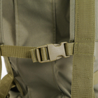 Универсальная сумка-баул тактическая 80 литров, военный водоотталкивающий баул из плотной тактической ткани Kiborg Олива - изображение 9