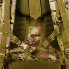 Універсальний рюкзак тактичний 80 літрів, військовий водовідштовхувальний рюкзак із щільної тактичної тканини Мультикам - зображення 11