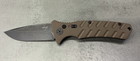 Нож тактический Boker Plus Strike Coyote, клинок 85 мм, койот, сталь AUS-8* - изображение 3