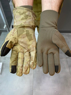 Перчатки тактические 2 в 1, пальцевые, утепленные, Камуфляж, размер M - изображение 5