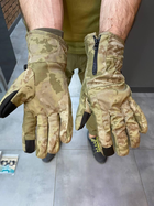 Перчатки тактические 2 в 1, пальцевые, утепленные, Камуфляж, размер - изображение 5