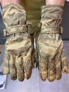 Рукавички тактичні пальцеві, утеплені, Камуфляж, розмір XL - зображення 1