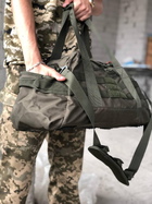 Універсальна тактична військова сумка MIL-TEC® US Combat Parachute Cargo Small 25 л, ОРІГІНАЛ, олива - зображення 4