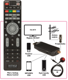 Tuner cyfrowy dekoder telewizji naziemnej WIWA DVB-T/T2 H.265 MINI (5907678819550) - obraz 5