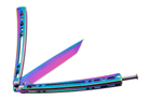 Нож Бабочка Танто Градиент (цветной) Хамелеон MinocSteel - изображение 9