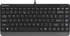 Клавіатура дротова A4Tech FK11 Fstyler Compact Size USB Grey (4711421953313) - зображення 1