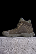 Тактичні черевики чоловічі Light Tactic 44 розмір 29 см шкіра і Кордура 1000D демісезонні з посиленими носоком і устілками Коричневий - зображення 2