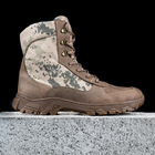 Берцы тактические мужские Light Boots 44 (29 см) Весна/Лето Кожа с Кордурой ботинки легкие (Пиксель) - изображение 1