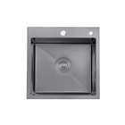 Кухонная мойка Kroner KRP Schwarze - 5050HM PVD (3,0/1,0 мм) CV022793