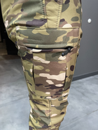Штани тактичні флісові, розмір XXL, Мультикам, утеплені штани для військових на флісі, тактичні штани - зображення 4