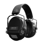 Професійні активні тактичні навушники Sordin Supreme MIL AUX SFA Slim HB PVC Чорний 74508-04-С - зображення 3
