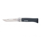 Нож Opinel №8 Inox VRI темно-серый, в блистере (002262) - изображение 1
