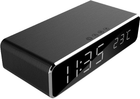 Цифровий годинник Gembird DAC-WPC-01 alarm clock Black (OAVGEMBUD0001) - зображення 3