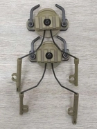 Комплект Активные тактические наушники для стрельбы Walker's Razor Slim Electronic Muffs (Multicam Camo) + крепеж на шлем +очки - изображение 4