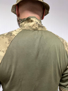 Тактическая кофта рубашка убакс ubacs мужская армейская боевая военная для ВСУ размер 2XL 56-58 цвет пиксель - изображение 4