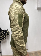 Тактическая кофта рубашка убакс ubacs мужская армейская боевая военная для ВСУ размер L 48-50 цвет пиксель - изображение 5