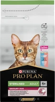Сухой корм для кошек Purina Pro Plan Sterilised Adult 1+ Savoury Duo для стерилизованных с треской и форелью