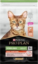 Сухой корм для кошек Purina Pro Plan Sterilised Adult 1+ Vital Functions с лососем
