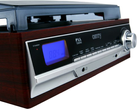Adler Camry Premium Gramofon audio z napędem paskowym, czarny, chrom, drewno (CR 1113) - obraz 7
