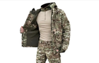 Тактичний військовий костюм Ріп-Стоп HAN WILD G3 Multicam Куртка флісова Rip-Stop, Убакс та Штани із захистом колін L Мультикам HWMRF0026800-1 - зображення 8