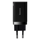 Блочок Baseus CCSUPP-E Super Si Pro Quick Charger 30W оснащений роз'ємом 1USB-A/1Type-C для швидкого заряджання PD 3.0, QC 3.0, Black