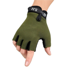 Рукавички тактичні безпалі, рукавички військові з відкритими пальцями та антиковзним покриттям - зображення 1