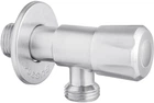 Кран приладовий KRONER (KRP) Edelstahl Klassisch-ESG101 кутовий 1/2"x1/2"