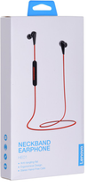 Słuchawki Lenovo HE01 Czarno-czerwone (HE01RED) - obraz 10