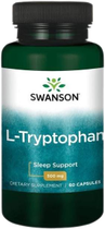 Aminokwas Swanson L-Tryptofan 500 mg 60 kapsułek (SW1502) - obraz 1