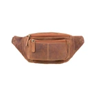 Сумка на пояс чоловіча (бананка) шкіряна Visconti 720 Bumbag (Oil Tan) коричнева