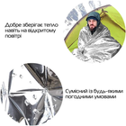 Термоковдра рятувальна для виживання 210x160 см Silver - зображення 3