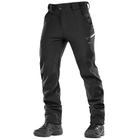 Штаны военные тактические Soft Shell M-Tac Winter Black, зимние штаны для военных для полиции XL TR_1319-2 - изображение 3