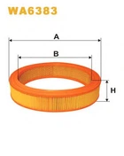 Фильтр воздушный Audi 100, 50, 80, Seat Arosa, Cordoba, Ibiza II/III, Inca, Skoda Favo Wix Filters (WA6383) WIX Filters (WA6383)