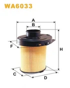 Фільтр повітря WIX FILTERS 246 = WA6033 WIX Filters (WA6033)