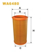 Фильтр воздуха WIX FILTERS 305=WA6480 WIX Filters (WA6480)