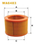 Фильтр воздушный Citroen Berlingo I, C15, Xsara, ZX, Peugeot 205, 306, 309, Partner I Wix Filters (WA6483) WIX Filters (WA6483)