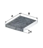 Фильтр салона Wix Filters (WP2159) - (TOYOTA C-HR, HiLux, Prius, Lexus RX) WIX Filters (WP2159)