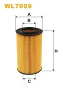 Фільтр оливи Mercedes C (W202/W203), CL (C215/C216), CLC (CL203), CLK (C208/C209), CLS Wix Filters (WL7009) WIX Filters (WL7009)