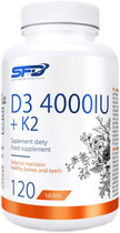 SFD Witamina D3 4000IU + K2 120 tabletek odporność (ALL556) - obraz 1