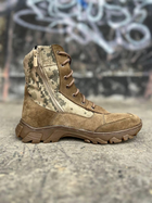 Берцы тактические мужские Light Boots 42 (28см) Весна/Лето кожа и кордура легкие ботинки (Койот-Пиксель) - изображение 3