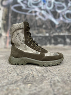Берці тактичні чоловічі Light Boots 40 (26.5 см) Весна/Літо шкіра та кордура черевики легкі (Олива-Піксель) - зображення 2