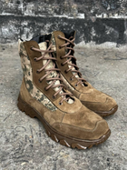 Берцы тактические мужские Light Boots 45 (30 см) Весна/Лето кожа и кордура легкие ботинки (Койот-Пиксель) - изображение 5